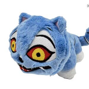 Anime Kpop Demons Hunters Plush Cute Purple Tiger Black Hat Magpie With 3 Eyes M